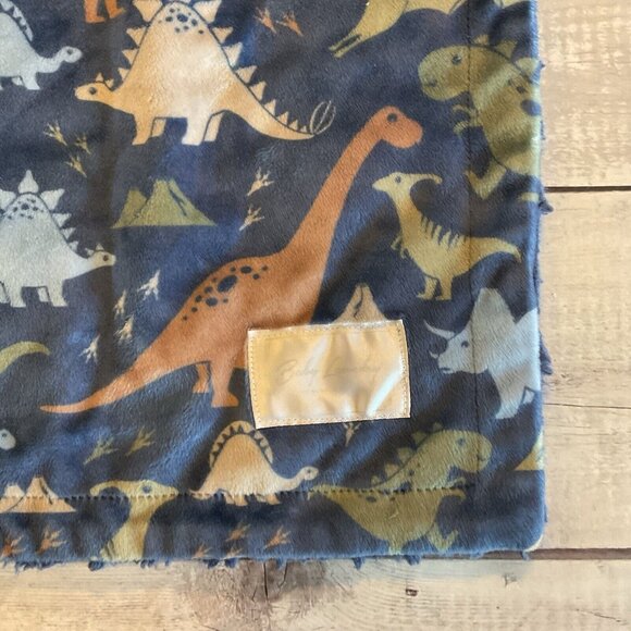 Baby Laundry Dinosaur Lovey Baby Security Blanket Blue - Picture 4 of 13